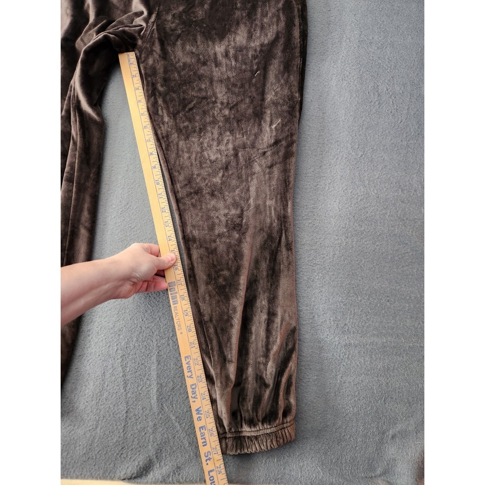 Yogalicious Lux Sz XL Double Butter Hannah Jogger NWT Pockets Chocolate Brown - Picture 3 of 10